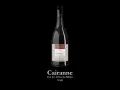 Bouteille de vin rouge Cairanne du Domaine Richaud, cru des Côtes du Rhône.