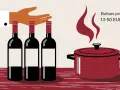 Trois bouteilles de vin rouge, idéales pour une daube savoureuse. Prix : 13-50 EUR.