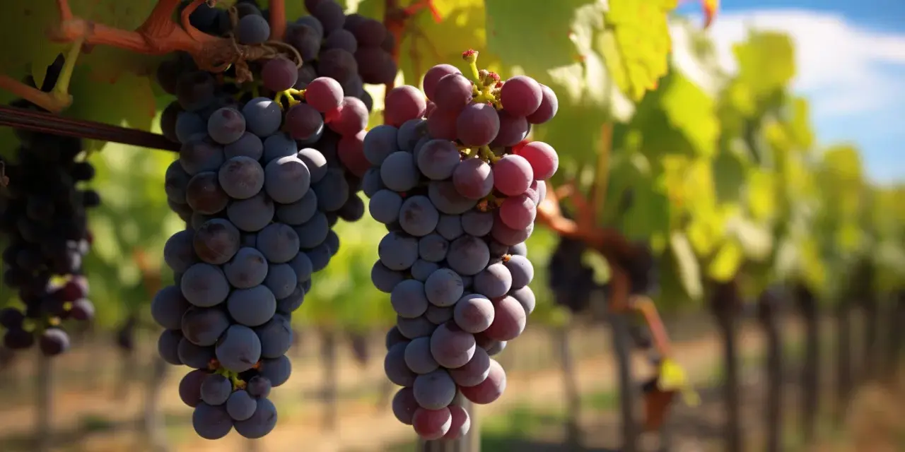 Grappes de Muscat d'Alexandrie mûres, prêtes à être récoltées. Un avis sur leur qualité ? Elles semblent parfaites !