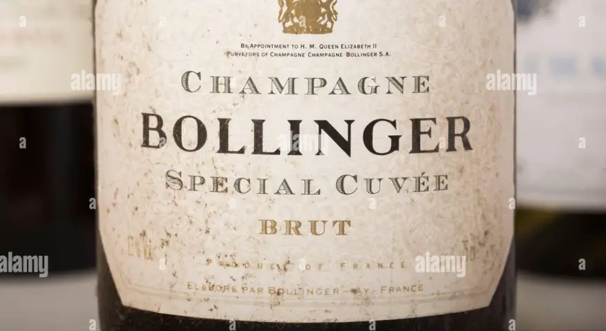 Bouteille de Champagne Bollinger Special Cuvée Brut, un grand cru qui aurait plu à Charles Armand de Belenet.