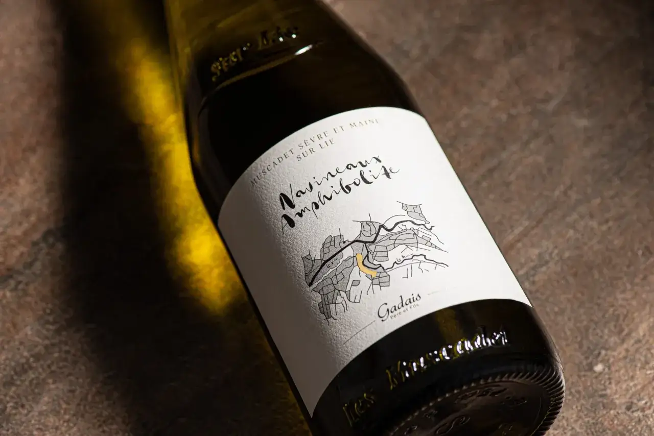 Bouteille de vin blanc 