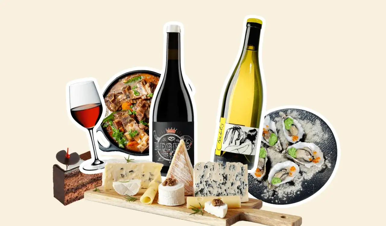 Un festin gourmand : un plat mijot&eacute;, des fromages vari&eacute;s, des hu&icirc;tres, un g&acirc;teau au chocolat et, quel vin blanc choisir pour accompagner ?