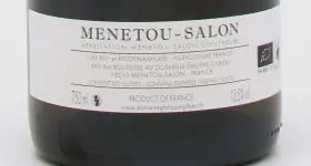Bouteille de vin rouge du domaine Philippe Gilbert, appellation Menetou-Salon. Vin bio et biodynamique.